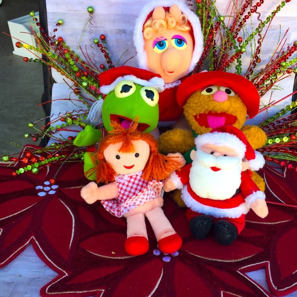 Vintage bundle of Muppet babies Christmas dolls